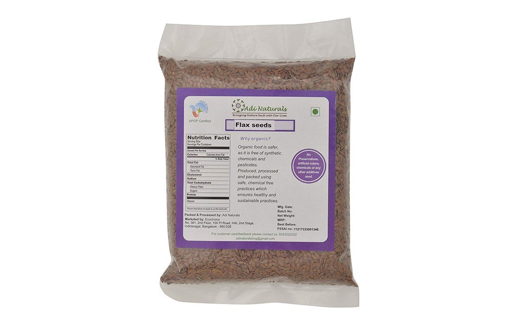 Adi Naturals Flax Seeds    Pack  200 grams